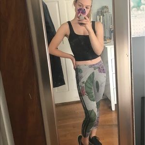 Adidas floral leggings